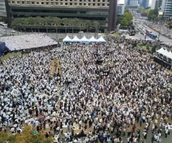 2 milhões de cristãos protestam contra ideologia de gênero e oram pela Coreia do Sul