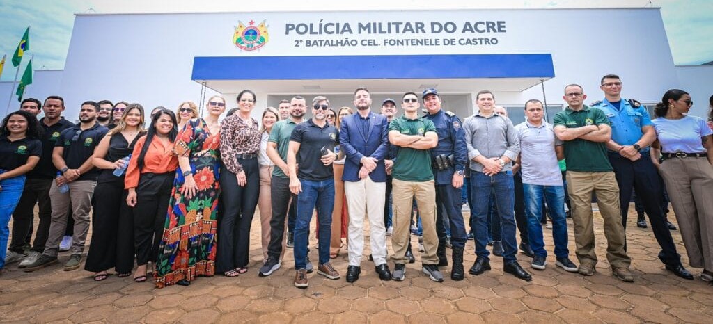 Governo do Acre inaugura 2º Batalhão da Polícia Militar, reforçando a segurança pública no 2º Distrito de Rio Branco