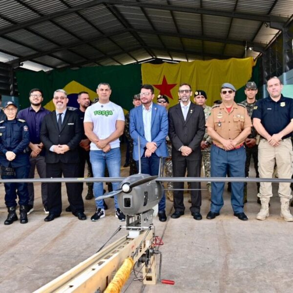 Acre se torna o primeiro estado do país a operar drone harpia para reforço no monitoramento das fronteiras pela Segurança Pública