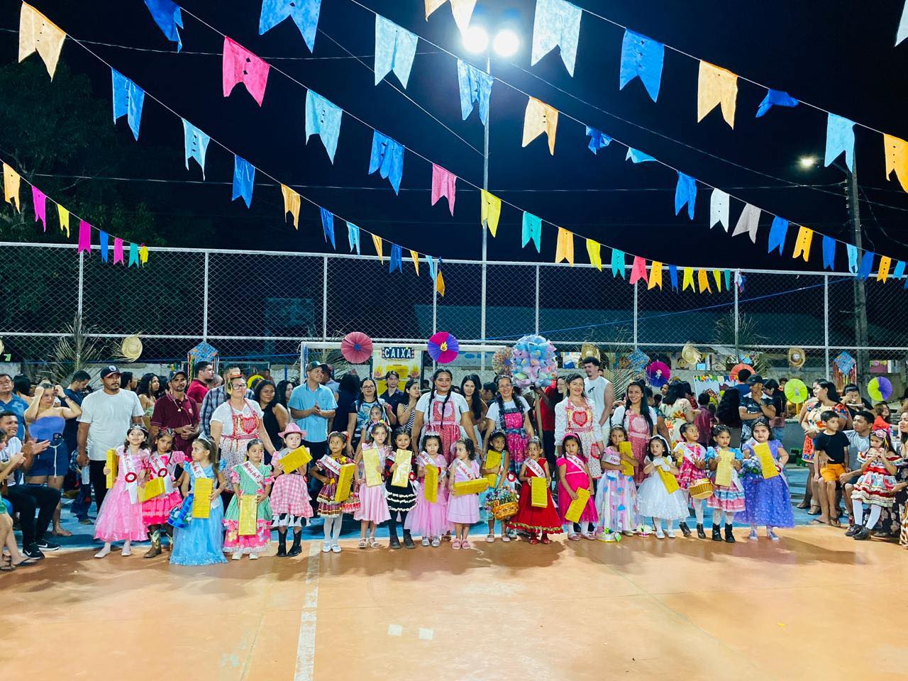 Alegria marcou o Arraial da escola Os Pastorinhos