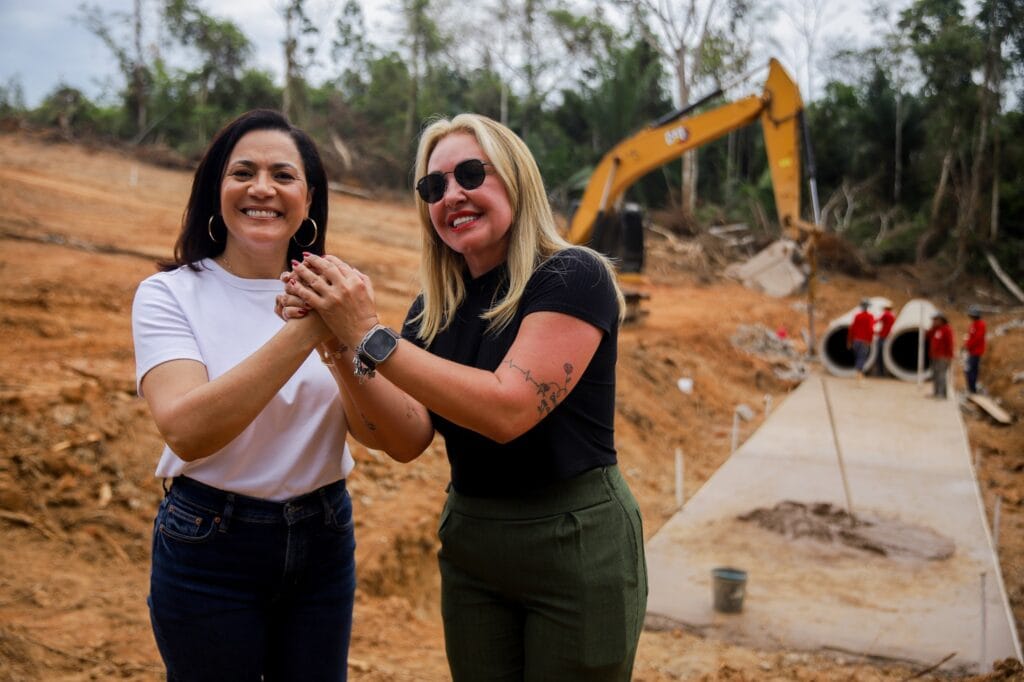 Governadora em exercício Mailza visita obras do Arco Viário de Rio Branco e destaca impacto para o desenvolvimento da cidade