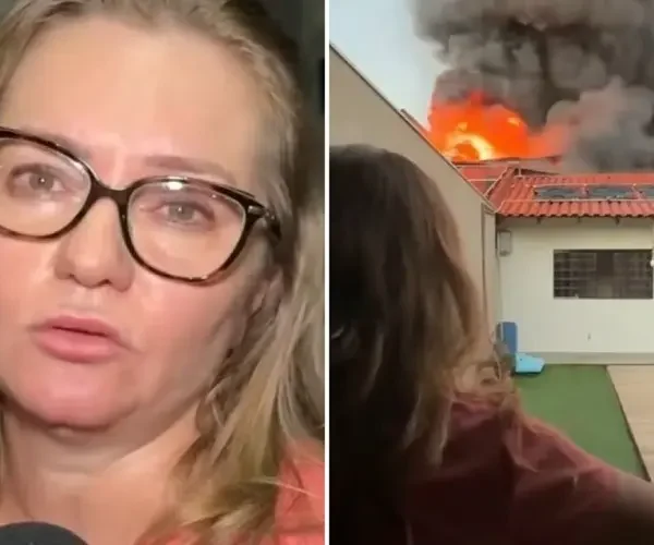 Cristã ora durante incêndio e fogo não atinge sua casa: “Deus enviou anjos”