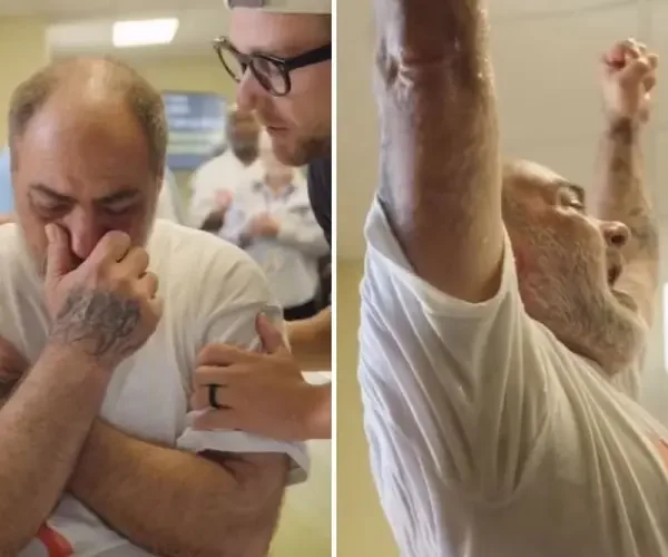 Homem aceita Jesus e emociona ao ser batizado em prisão nos EUA: “Deus me tocou”