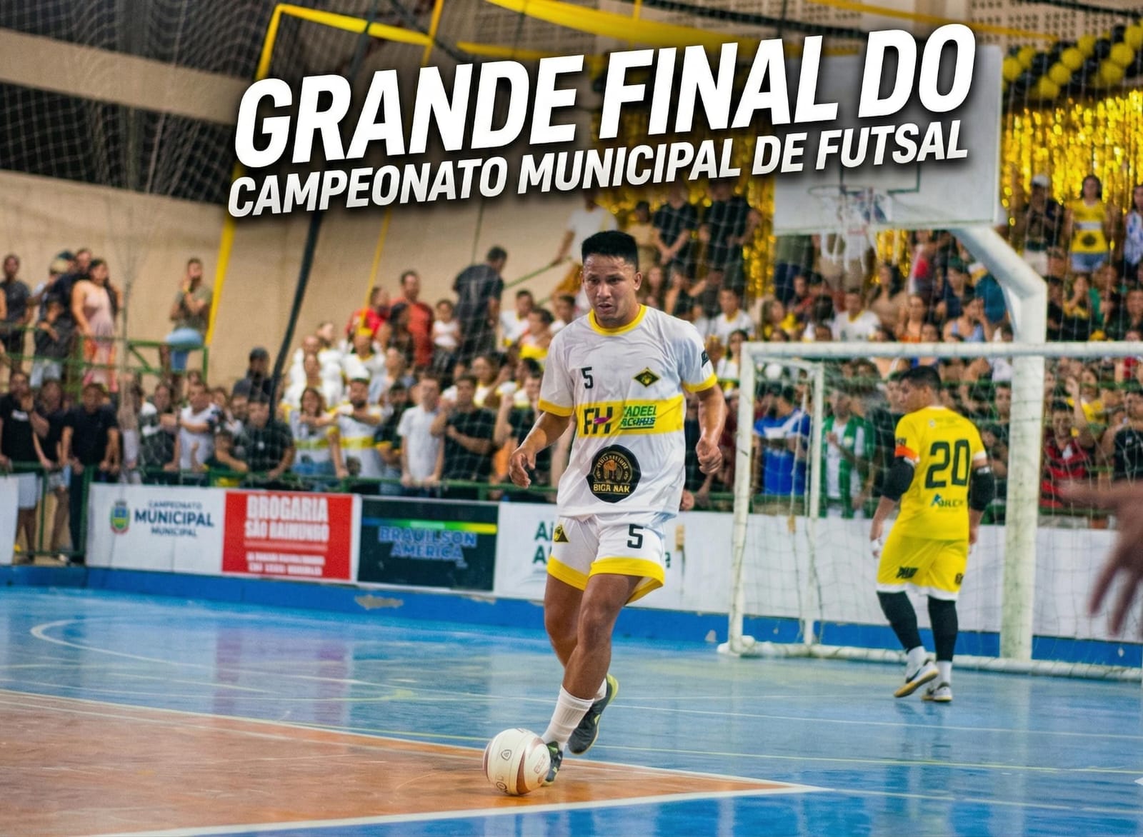 Brasileia realiza finais do Campeonato Municipal de Futsal neste sábado com grande festa esportiva