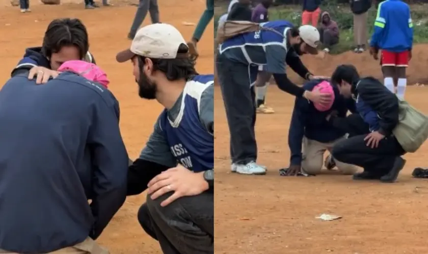 Viciado aceita Jesus após ouvir conversa de evangelistas na África: “Deus me chamou”
