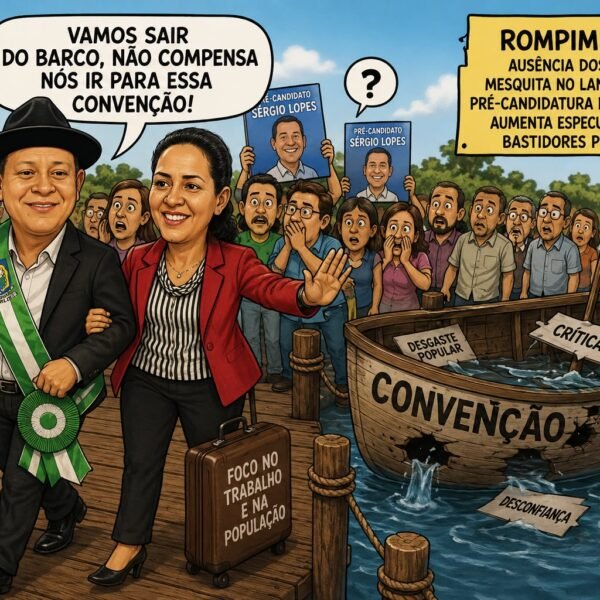 Rompimento? Ausência dos irmãos Mesquita no lançamento da pré-candidatura de Sérgio Lopes aumenta especulações nos bastidores políticos