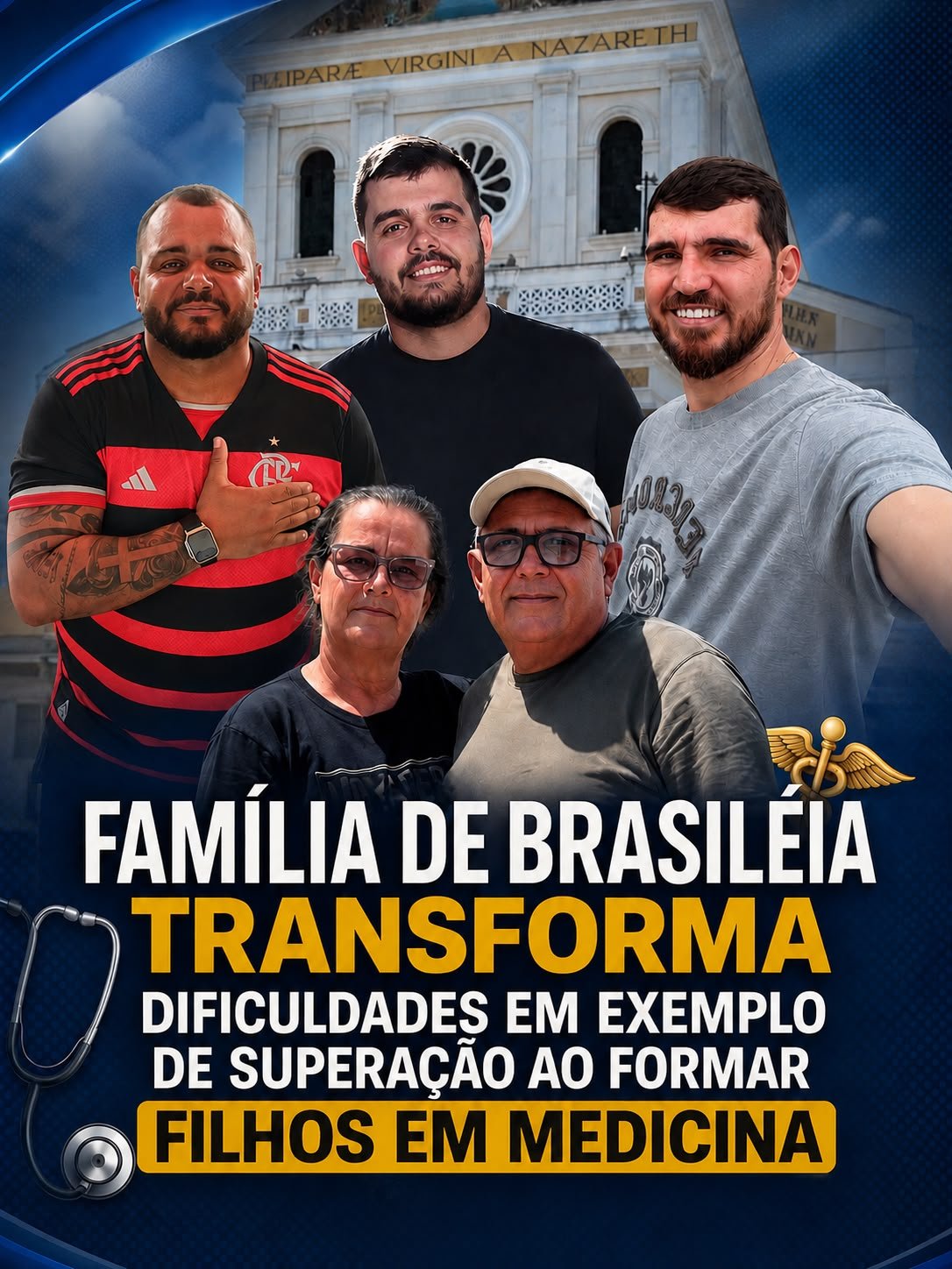 Família de Brasiléia transforma dificuldades em exemplo de superação ao formar filhos em Medicina