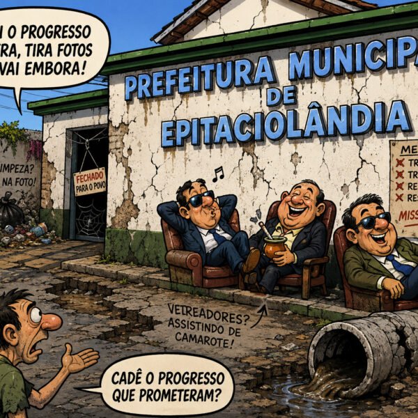 No Descompasso do Progresso: Epitaciolândia atravessa momento crítico na gestão municipal, enquanto vereadores parecem assistir de camarote
